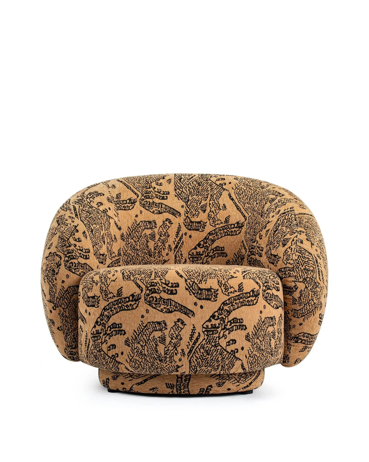 Jolie 18™ lounge chair | curved upholstery - tiger mountain chenille - chairs 18 | designer | madorne