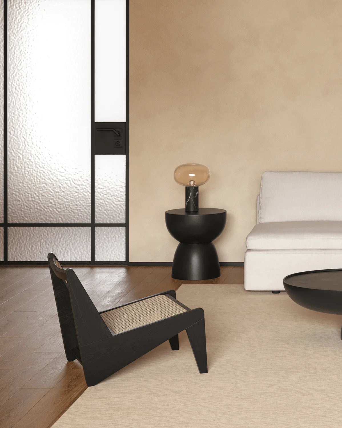 Kangra 50™ lounge chair | ash and cane - chairs 50 | madorne