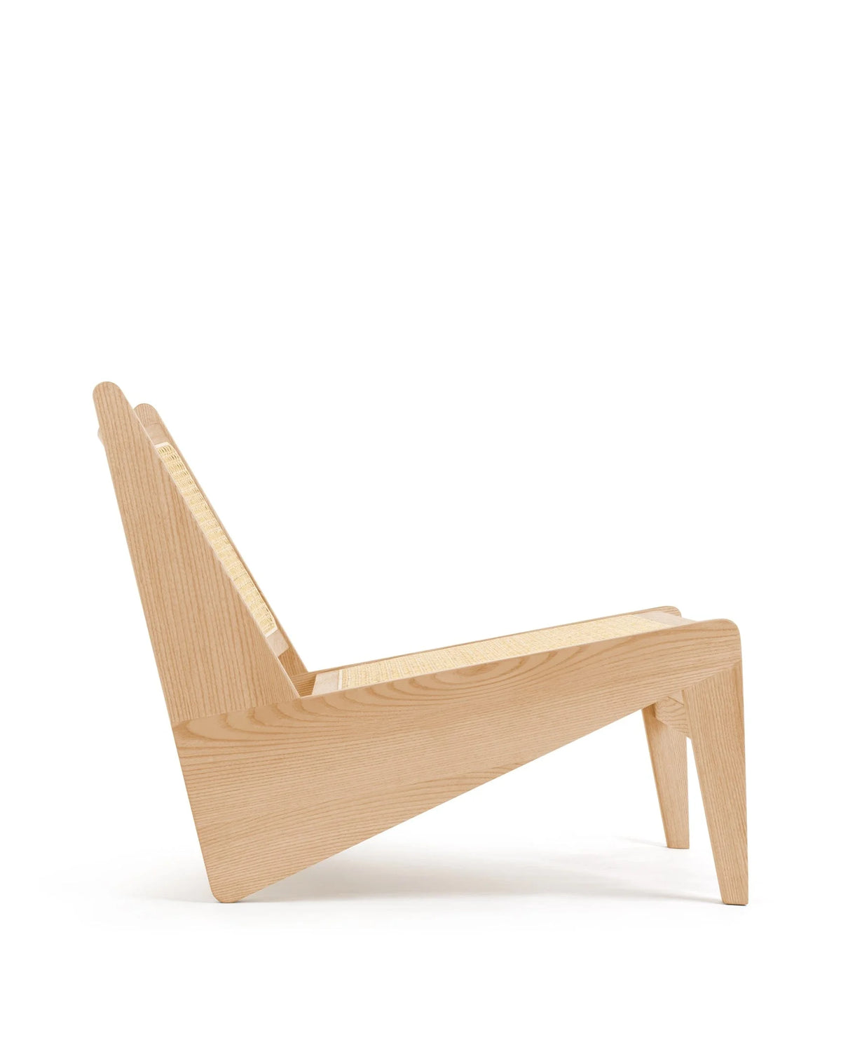 Kangra 50™ lounge chair | ash and cane - chairs 50 | madorne