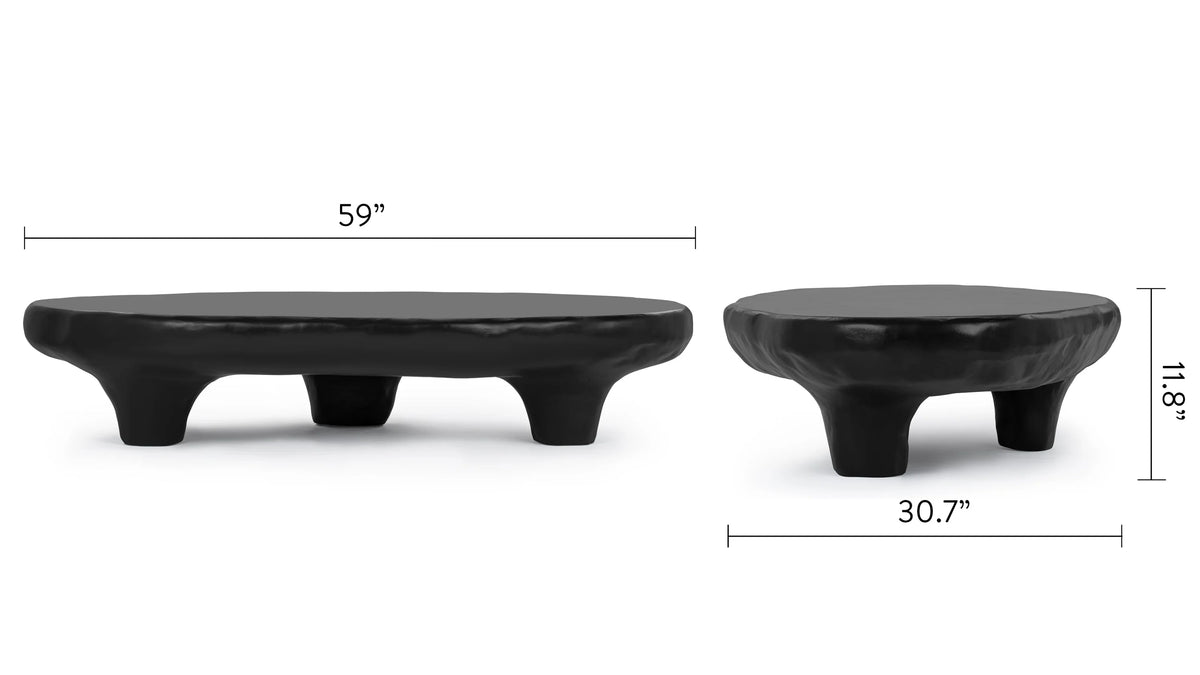 Koba™ coffee table | hand-finished concrete - tables koba | modern | madorne