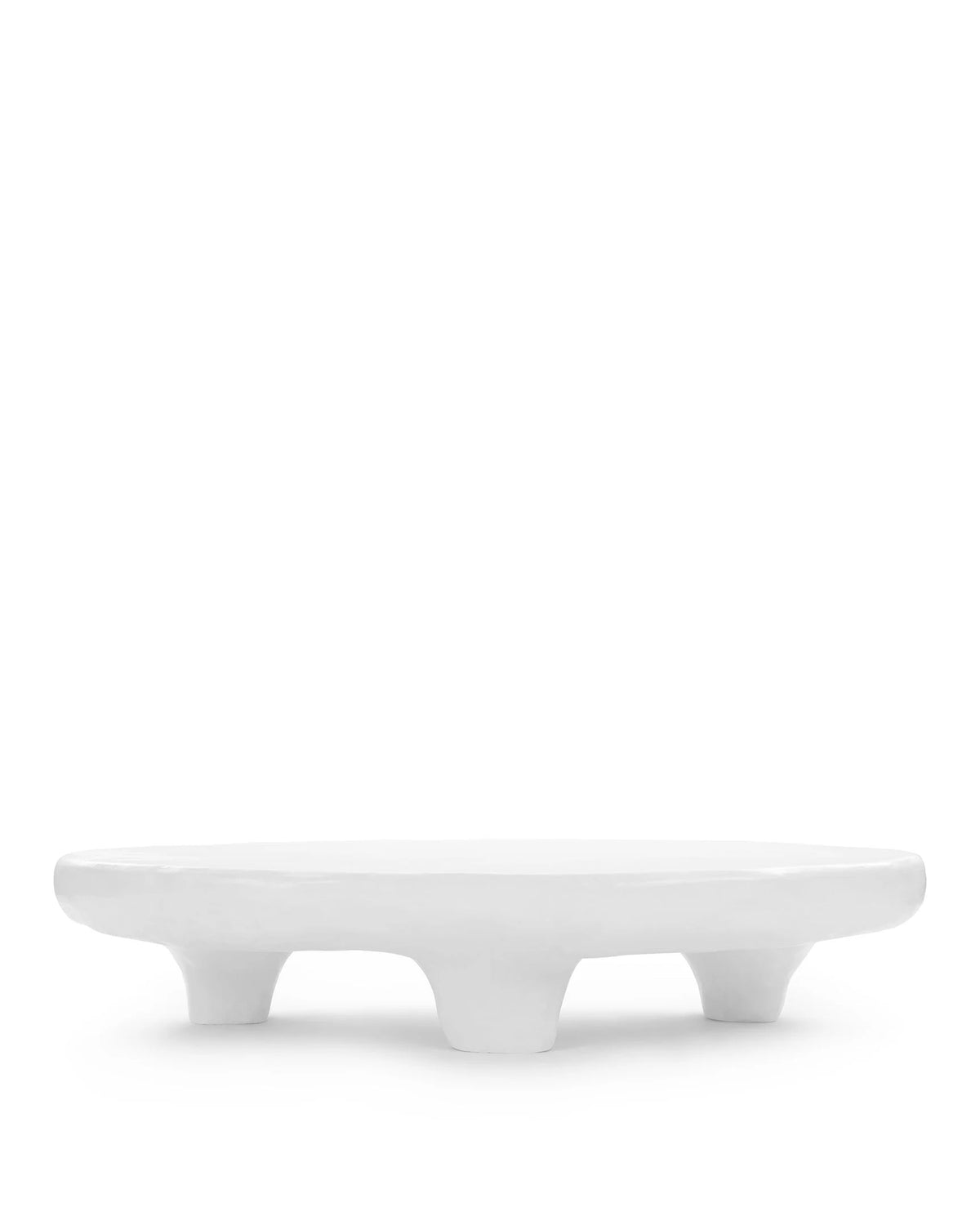 Koba™ coffee table | hand-finished concrete - white - tables koba | modern | madorne