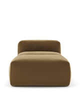 Le mur 72™ modular chaise | old gold velvet - sectionals 72 | sectional sofa | madorne
