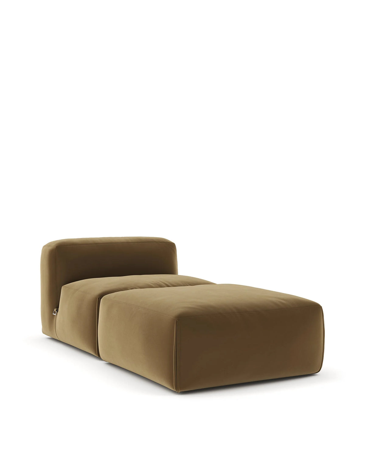 Le mur 72™ modular chaise | old gold velvet - sectionals 72 | sectional sofa | madorne
