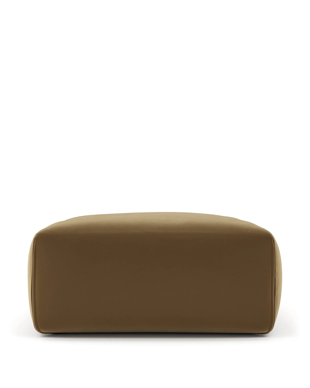 Le mur 72™ ottoman | old gold velvet - stools & ottomans 72 | modern | contemporary design | mad...