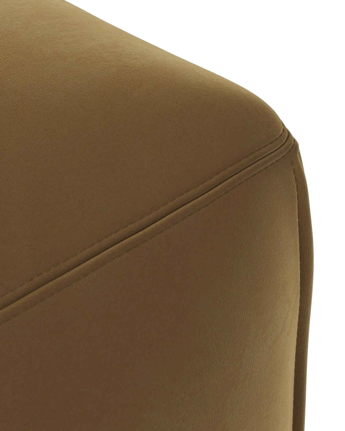 Le mur 72™ ottoman | old gold velvet - stools & ottomans 72 | modern | contemporary design | mad...