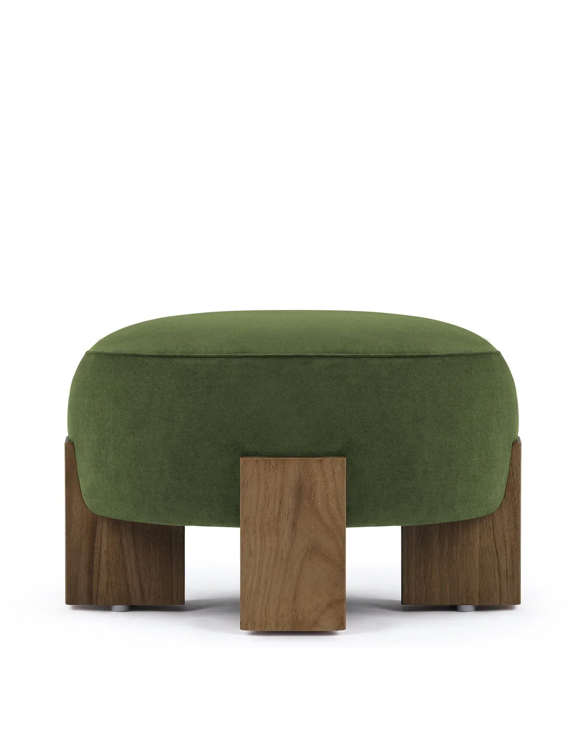Liva™ ottoman | plush velvet - stools & ottomans liva inspired by cassette puff | madorne
