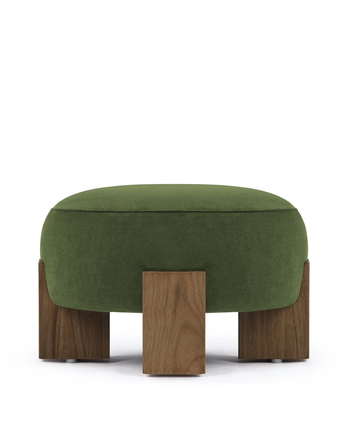 Liva™ ottoman | plush velvet - stools & ottomans liva inspired by cassette puff | madorne