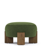 Liva™ ottoman | plush velvet - stools & ottomans liva inspired by cassette puff | madorne