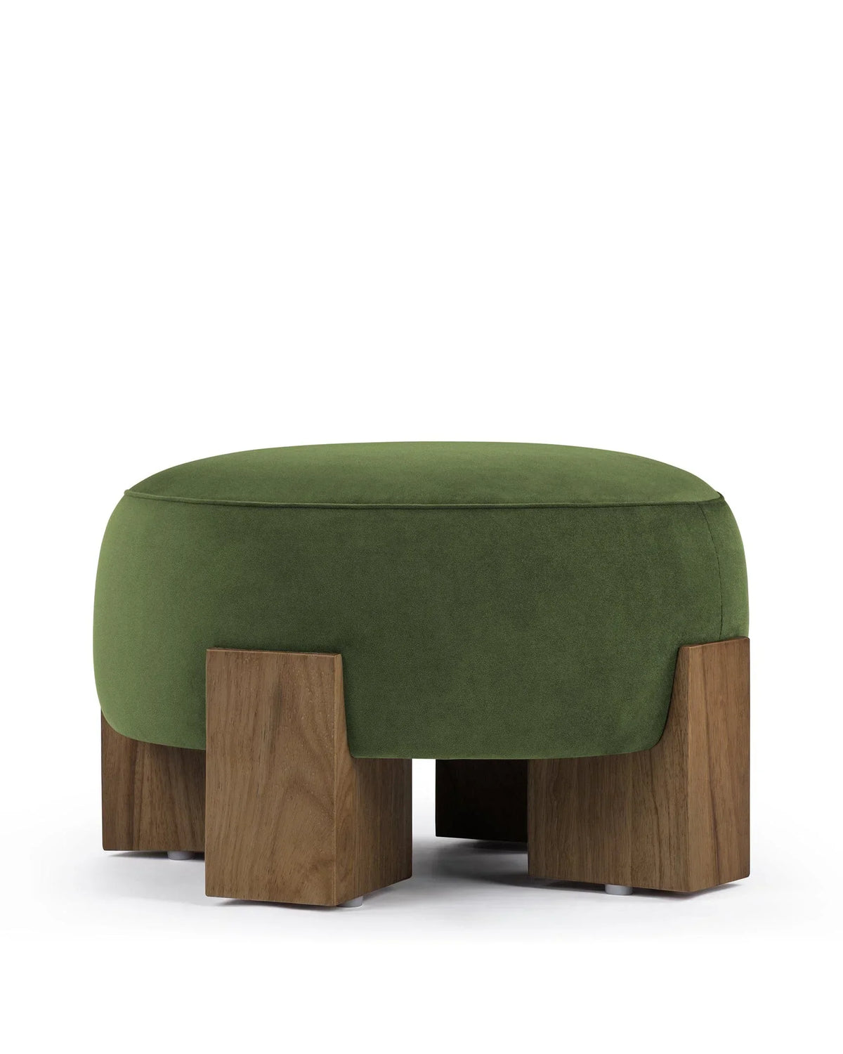Liva™ ottoman | plush velvet - stools & ottomans liva inspired by cassette puff | madorne