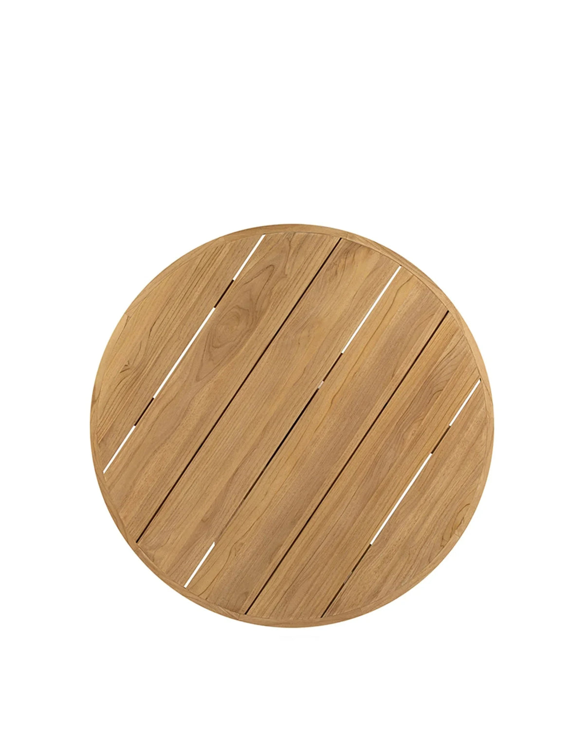 Lota™ outdoor dining table 47in | natural teak - tables lota | madorne