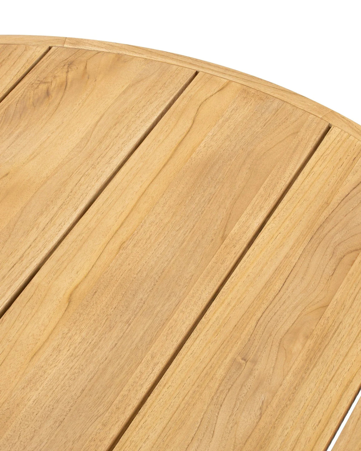 Lota™ outdoor dining table 47in | natural teak - tables lota | madorne