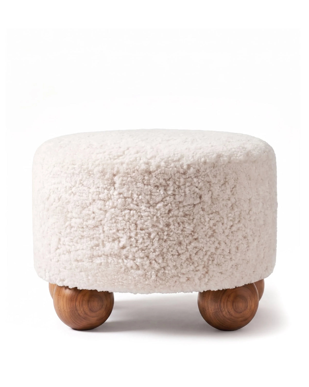 Luno™ Ottoman | Long-Hair Sherpa
