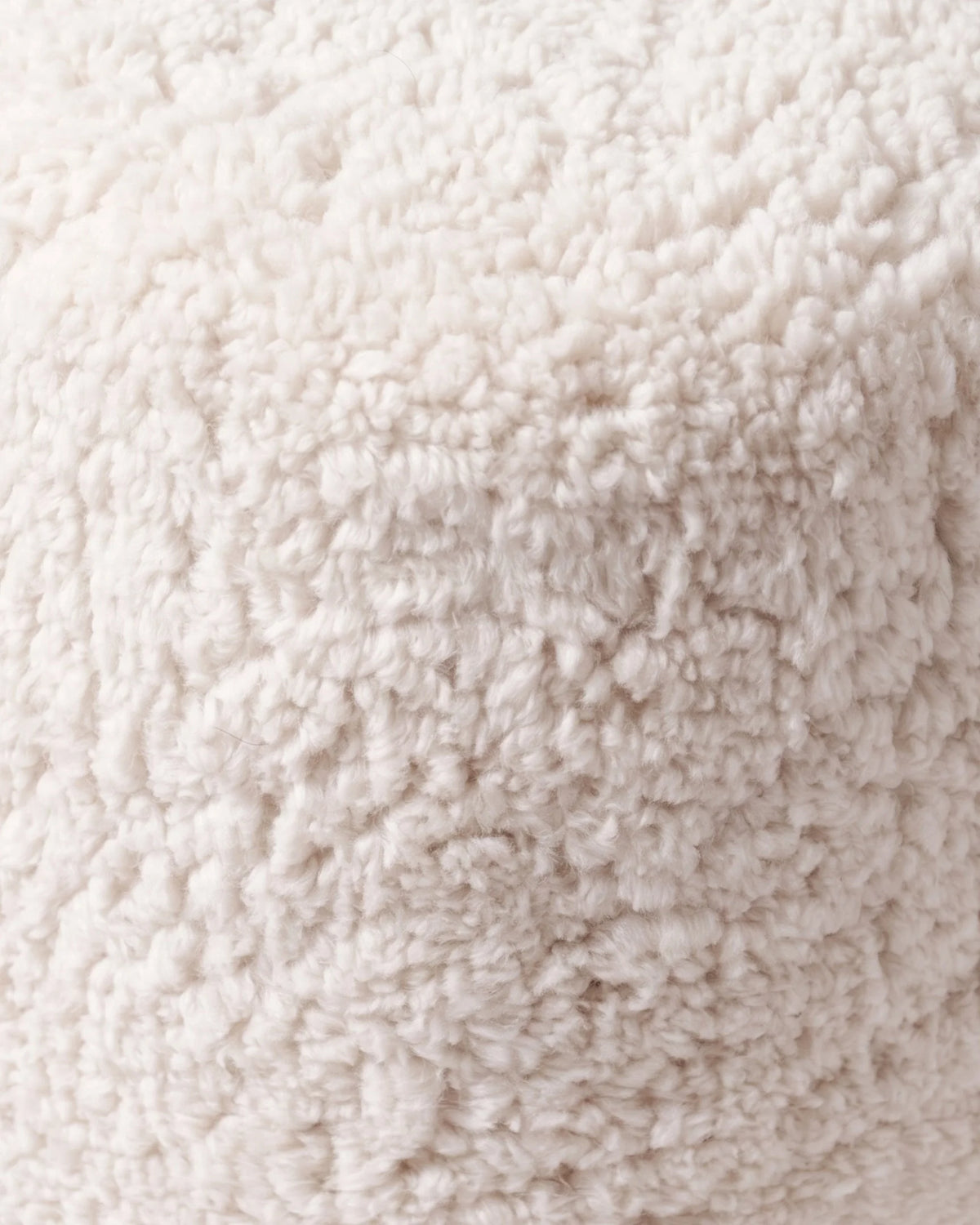 Luno™ Ottoman | Long-Hair Sherpa