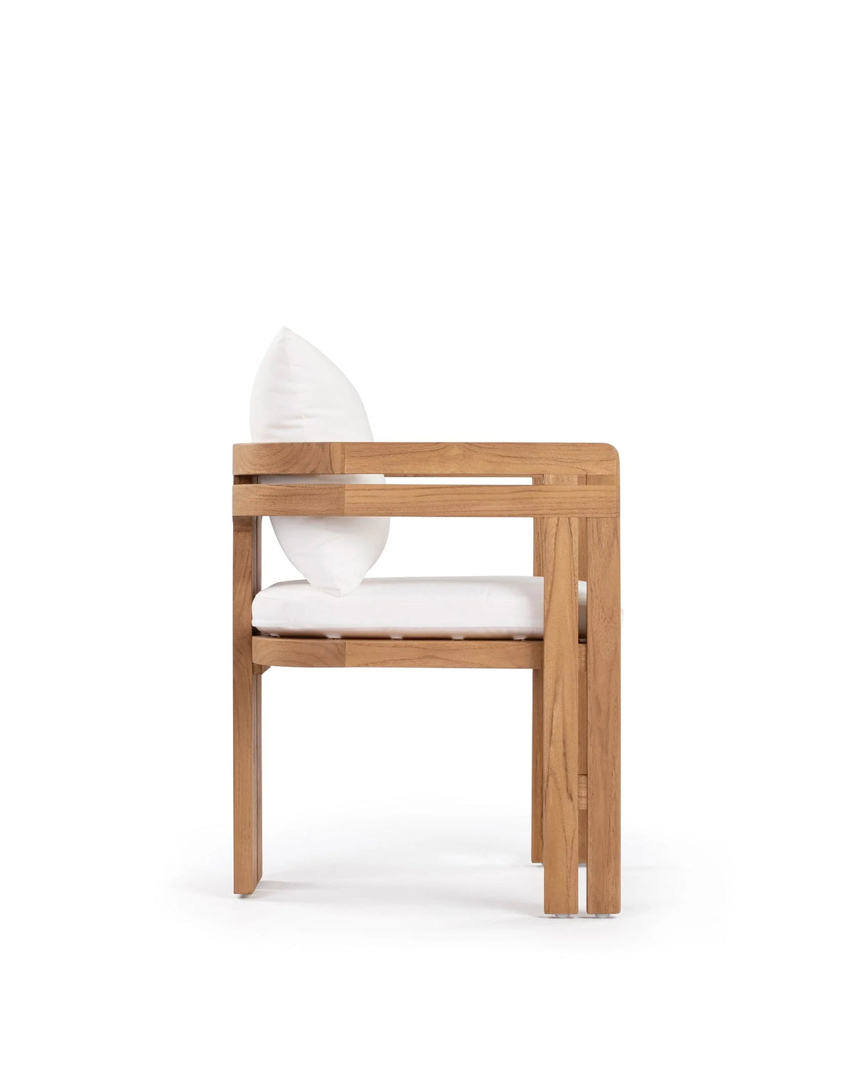 Luso™ outdoor dining chair | teak and cushion - chairs luso | madorne
