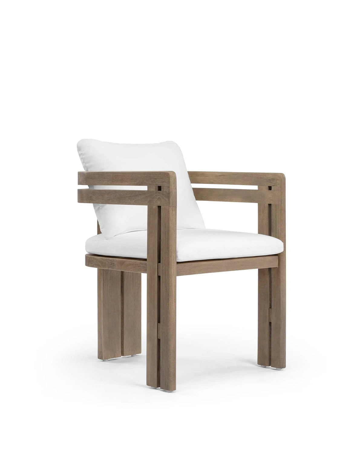 Luso™ outdoor dining chair | teak and cushion - chairs luso | madorne