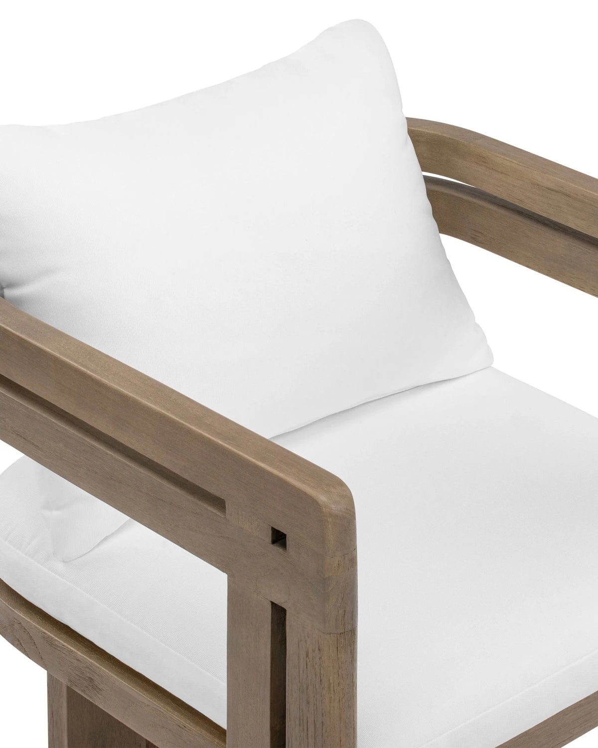 Luso™ outdoor dining chair | teak and cushion - chairs luso | madorne