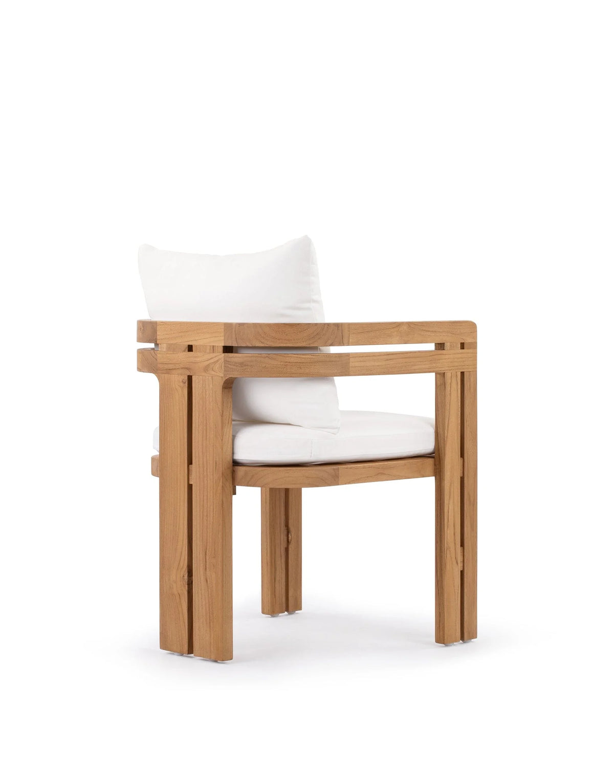 Luso™ outdoor dining chair | teak and cushion - chairs luso | madorne