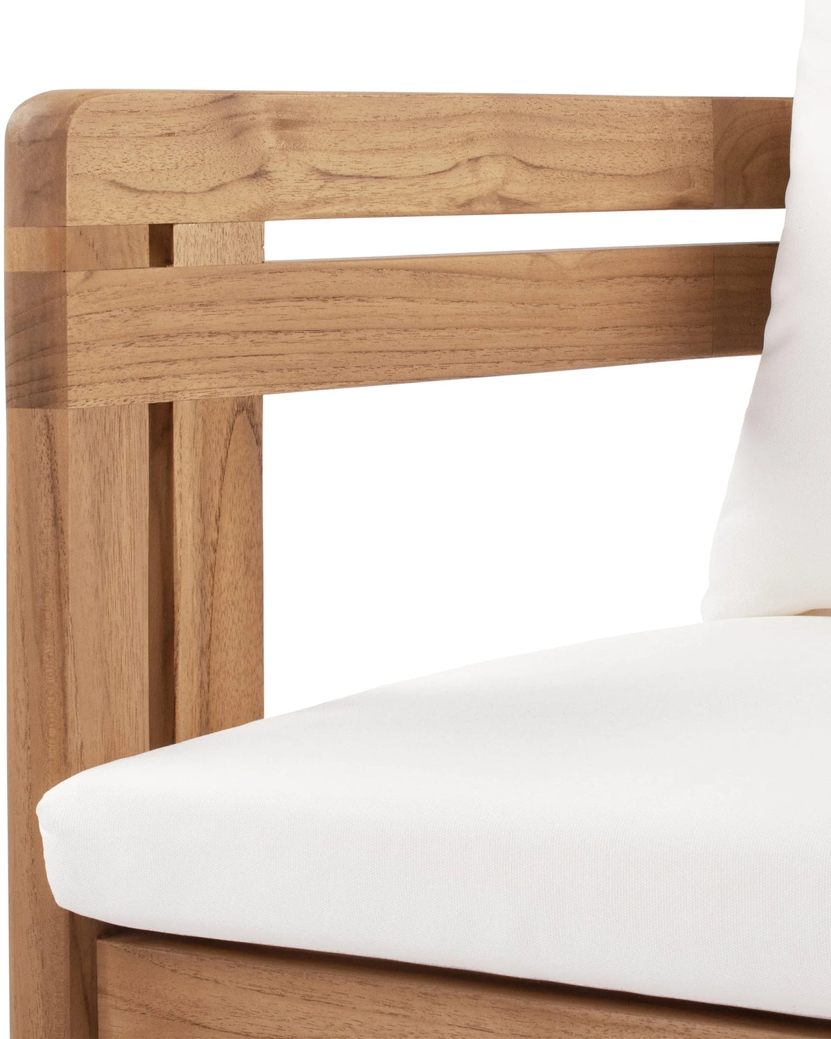 Luso™ outdoor dining chair | teak and cushion - chairs luso | madorne