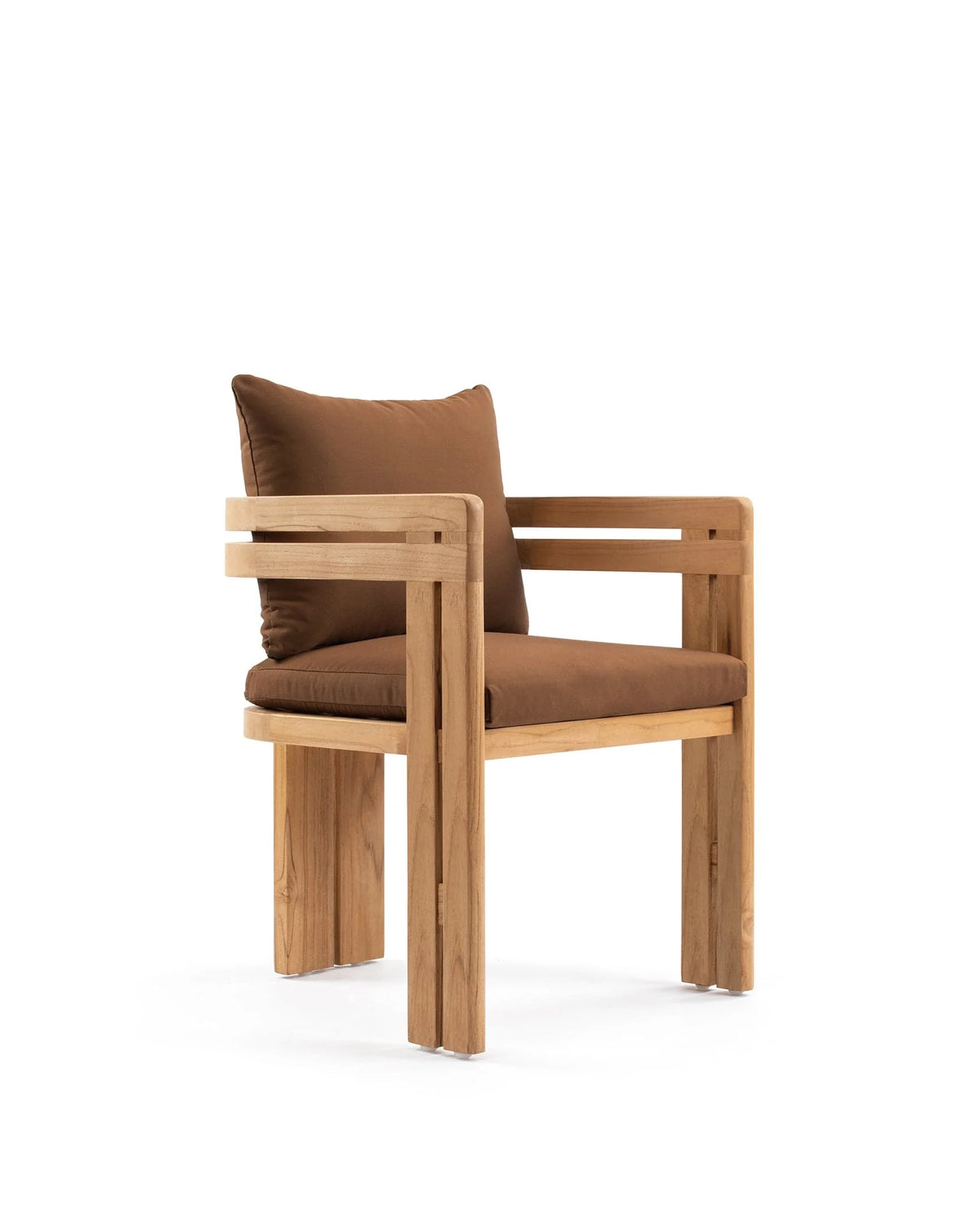 Luso™ outdoor dining chair | teak and cushion - chairs luso | madorne