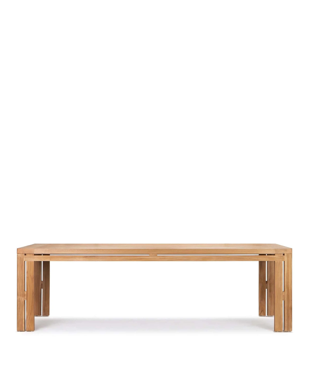 Luso™ outdoor dining table | solid teak - natural - tables luso | madorne