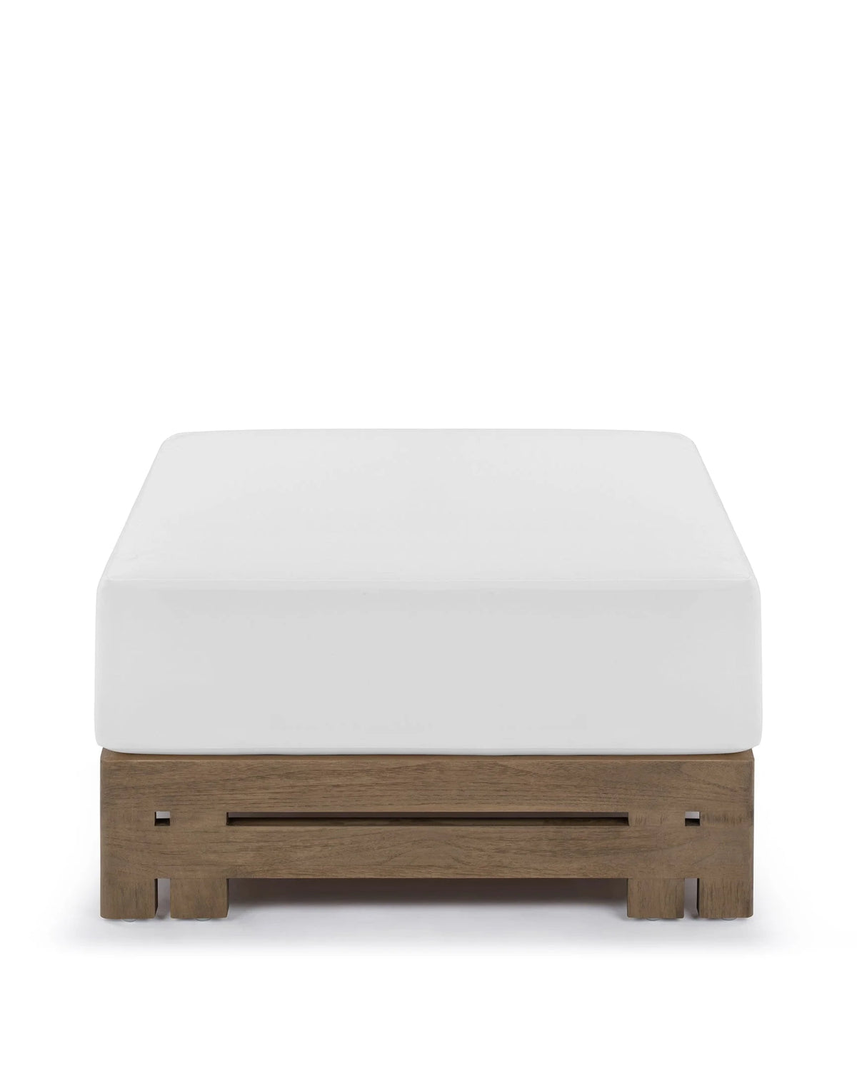 Luso™ outdoor ottoman | teak and cushion - stools & ottomans luso | designer | madorne