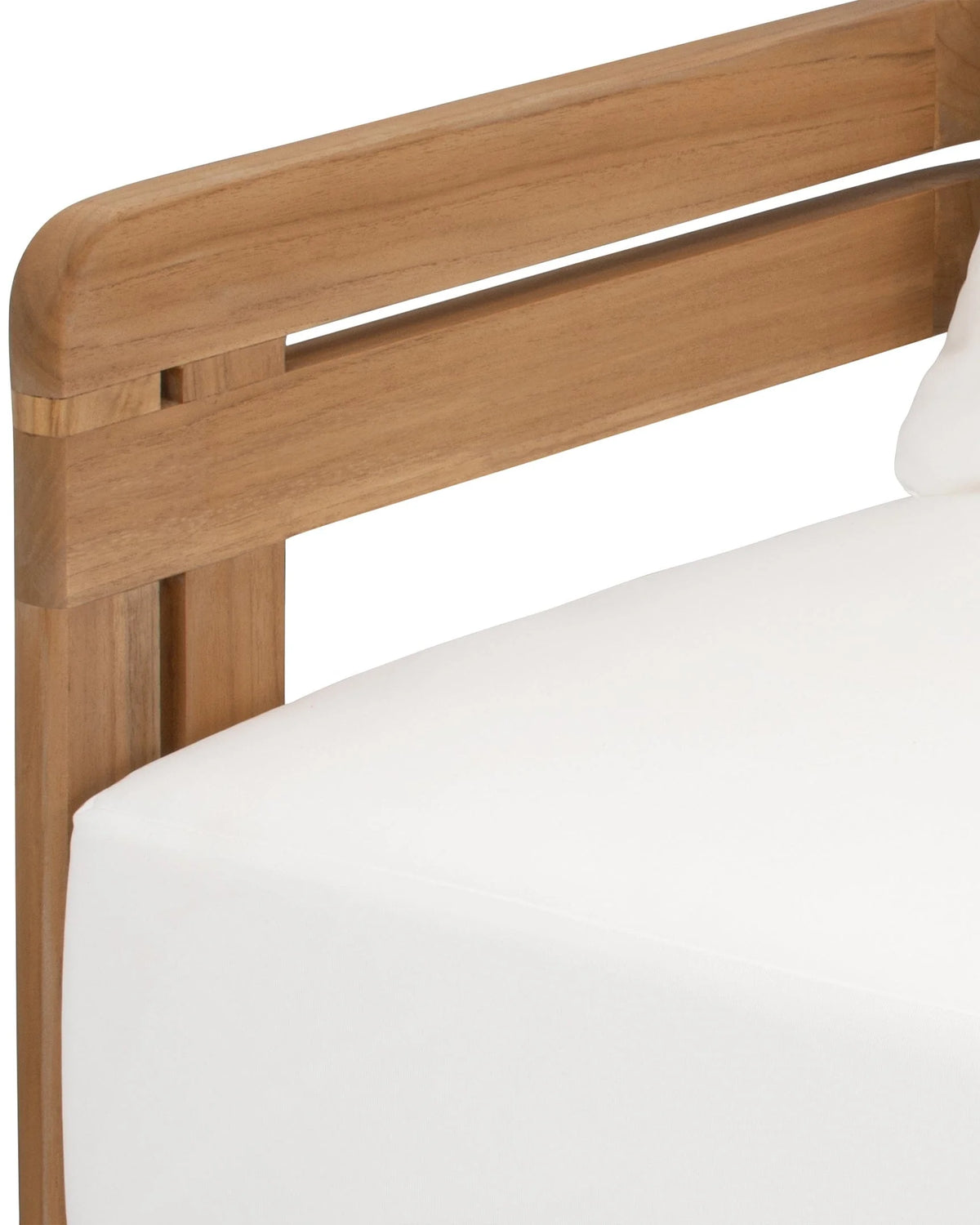 Luso™ outdoor three-seater sofa | teak platform - sofas luso | madorne