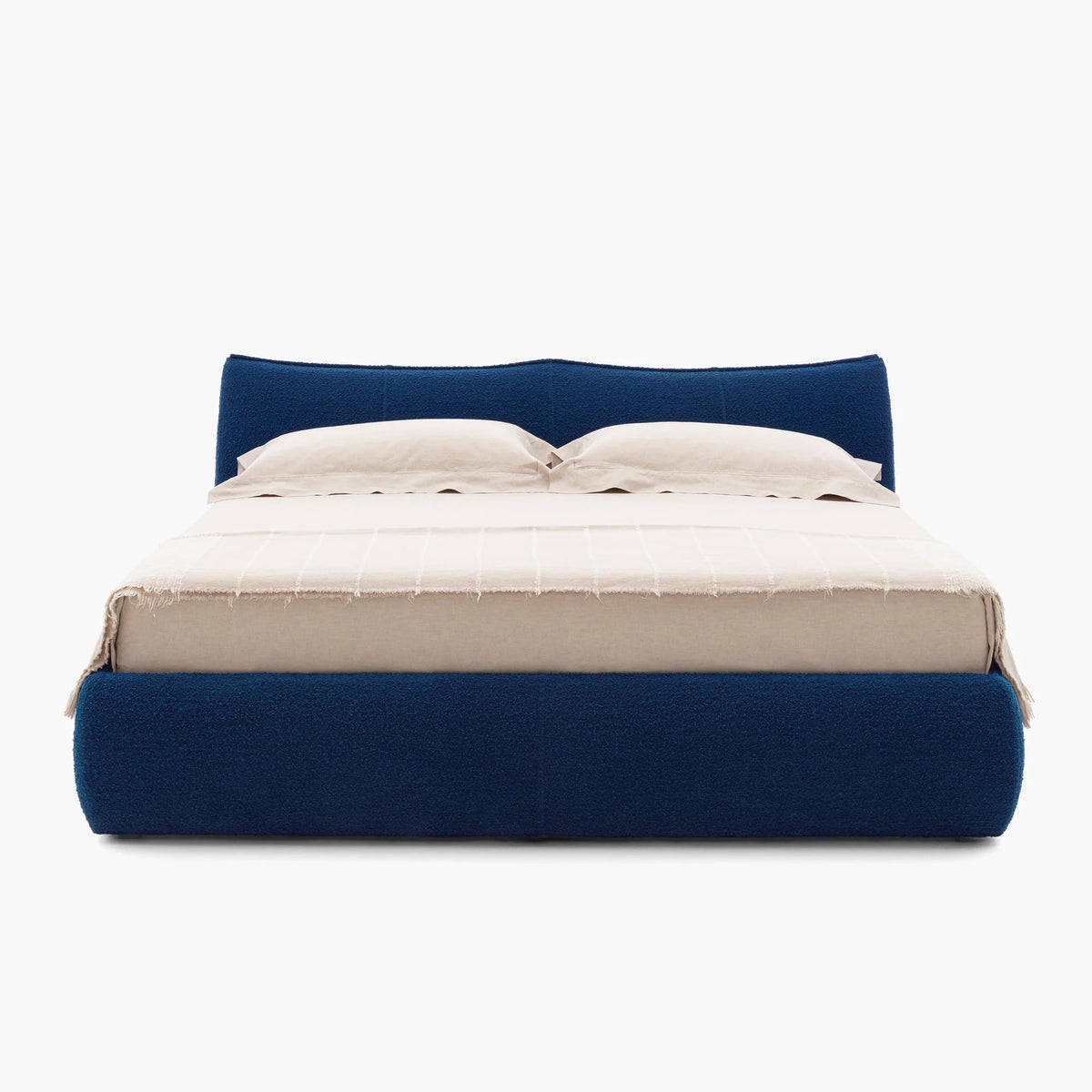 Mambo 72 Bouclé Bed Frame – front view