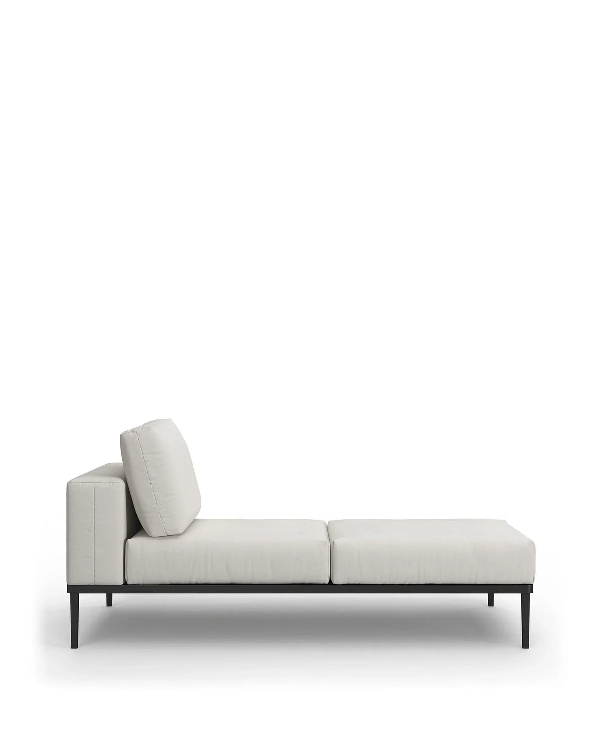 Marca™ outdoor chaise right | shell performance weave - arm / sofas marca | modern sofa | madorne