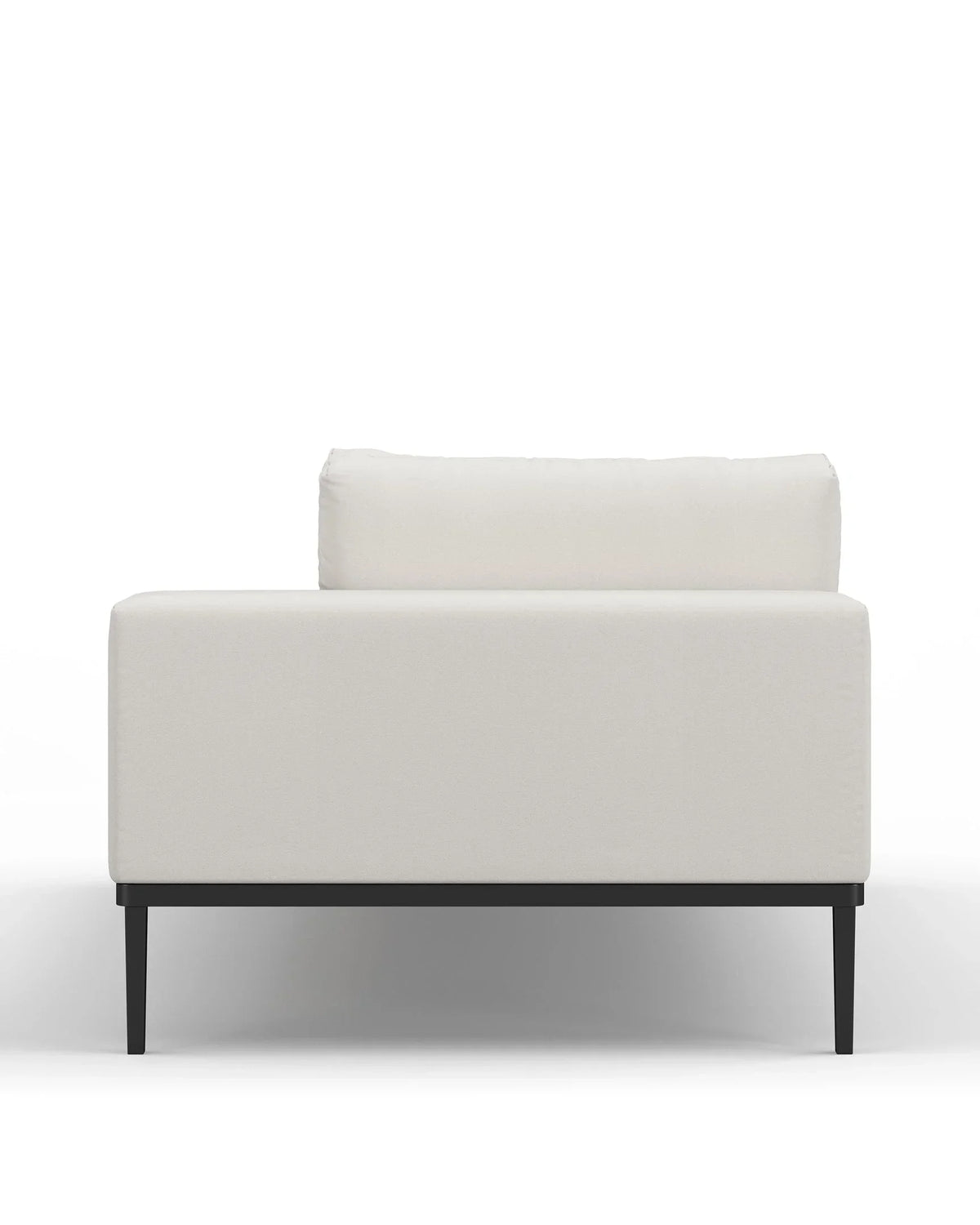 Marca™ outdoor chaise right | shell performance weave - arm / sofas marca | modern sofa | madorne