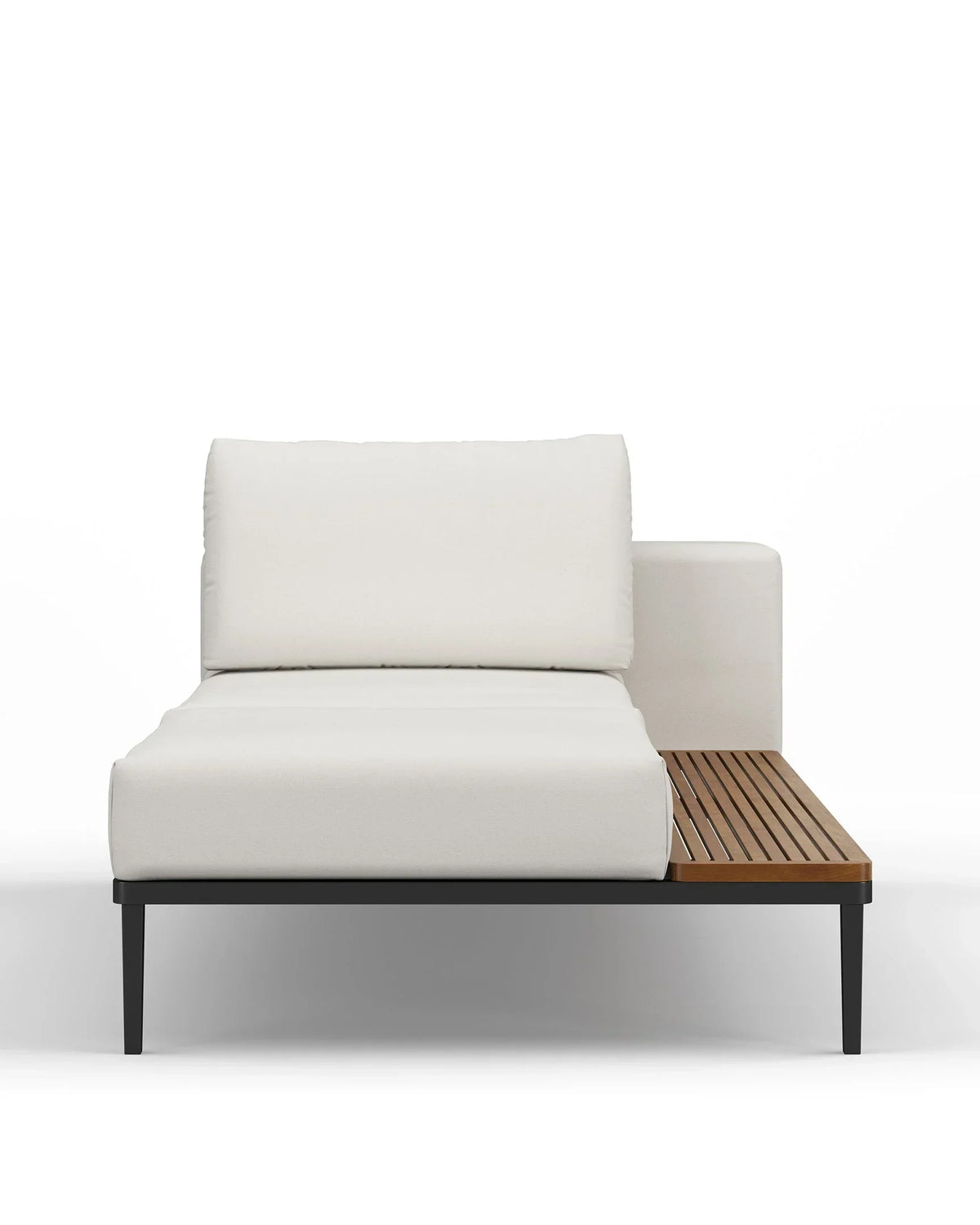 Marca™ outdoor chaise right | shell performance weave - arm / sofas marca | modern sofa | madorne