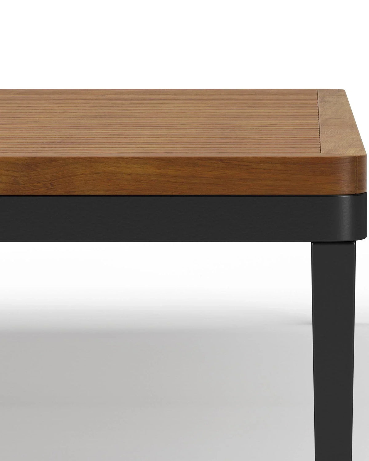 Marca™ outdoor end table | natural teak - side tables marca | madorne