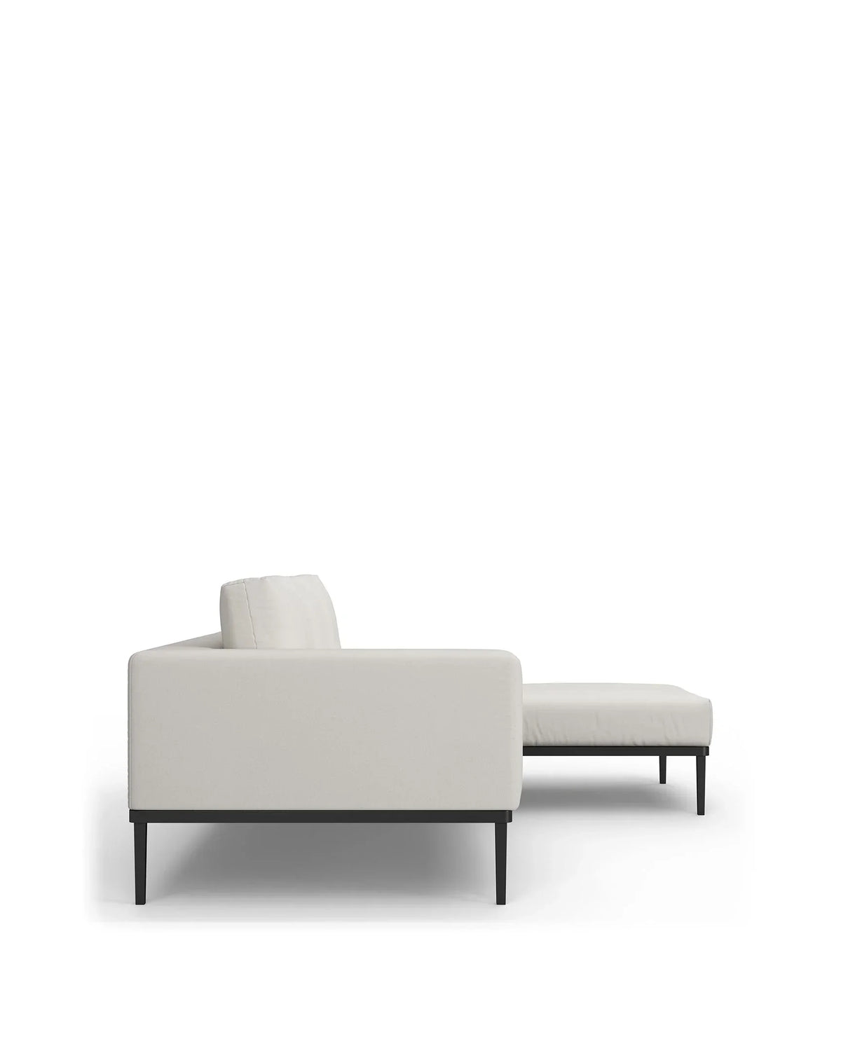 Marca™ outdoor sectional small right chaise | shell performance weave - sectionals marca | designer sectio...