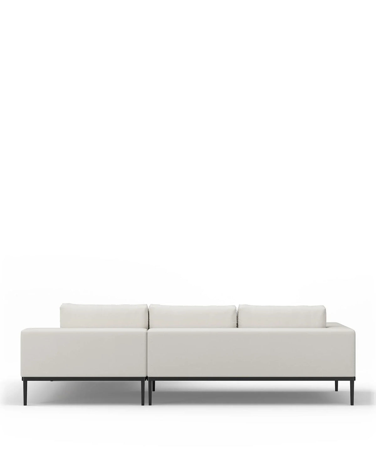 Marca™ outdoor sectional small right chaise | shell performance weave - sectionals marca | designer sectio...