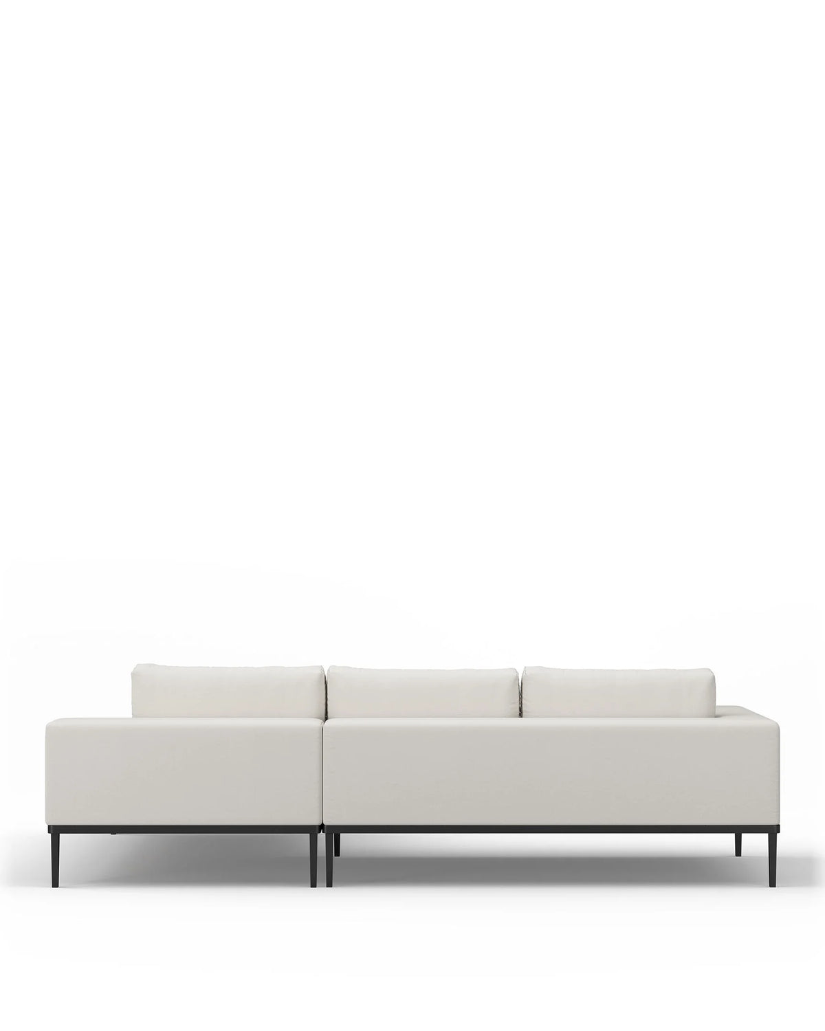 Marca™ outdoor sectional small right chaise | shell performance weave - sectionals marca | designer sectio...