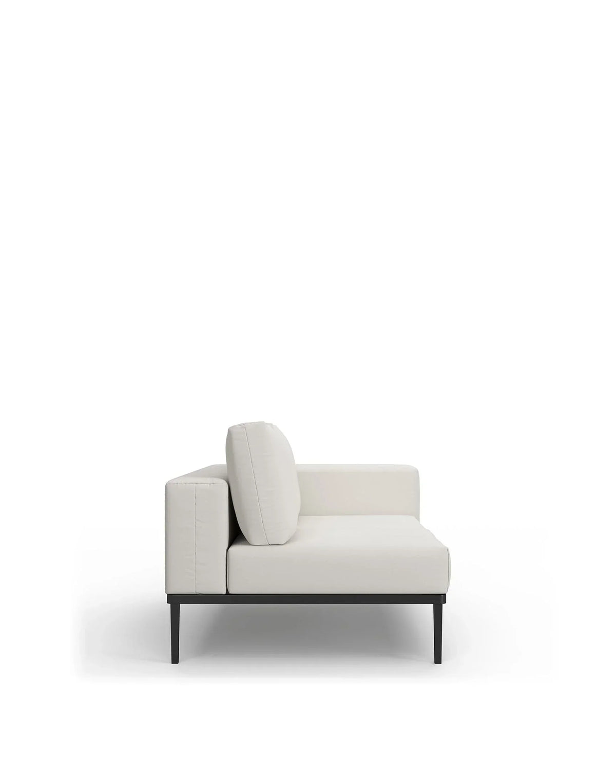 Marca™ outdoor two seater sofa right arm | shell performance weave - module / 2 seaters marca | designer two-seater...