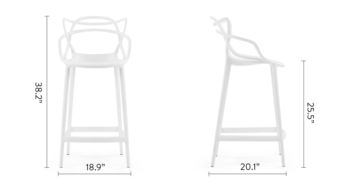 Masterline™ counter stool | interlaced back - bar & stools masterline | madorne