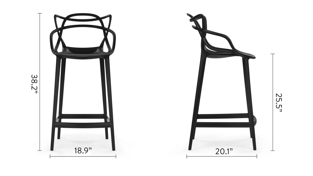 Masterline™ counter stool | interlaced back - bar & stools masterline | madorne