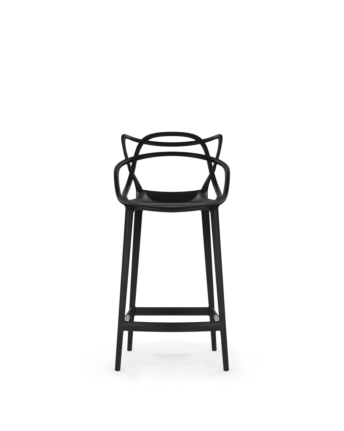 Masterline™ counter stool | interlaced back - black - bar & stools masterline | madorne