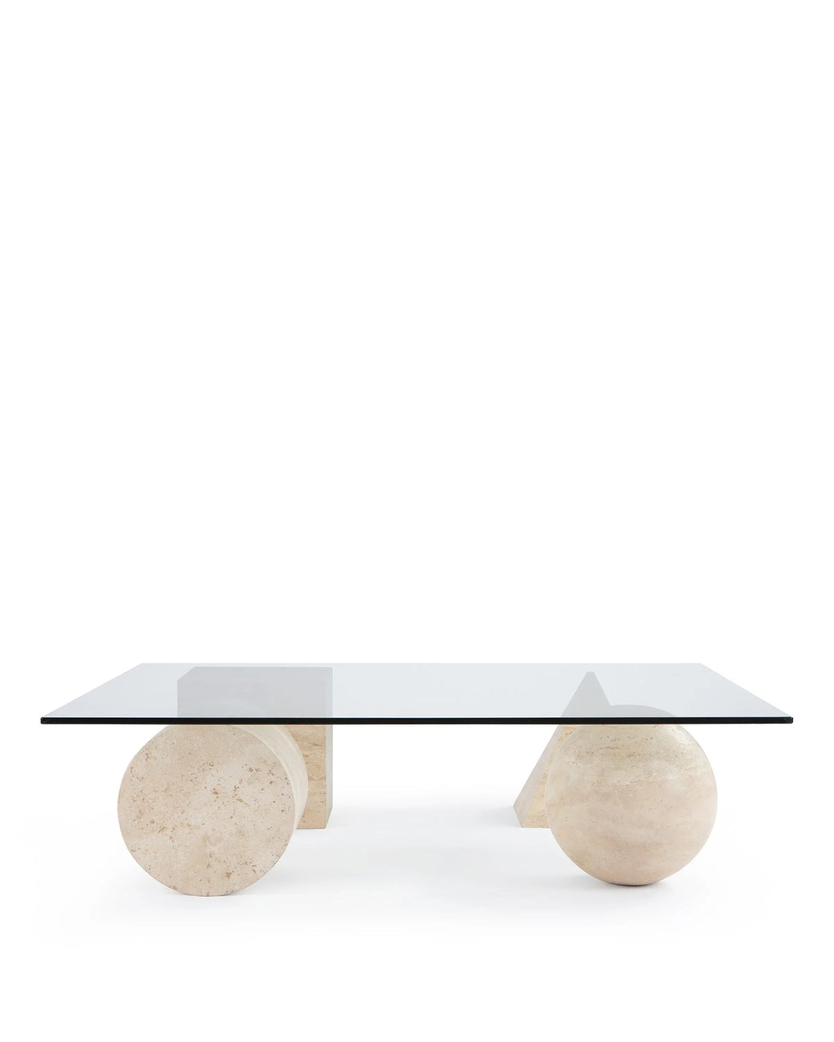 Meta 79™ coffee table | glass and stone - tables 79 | madorne