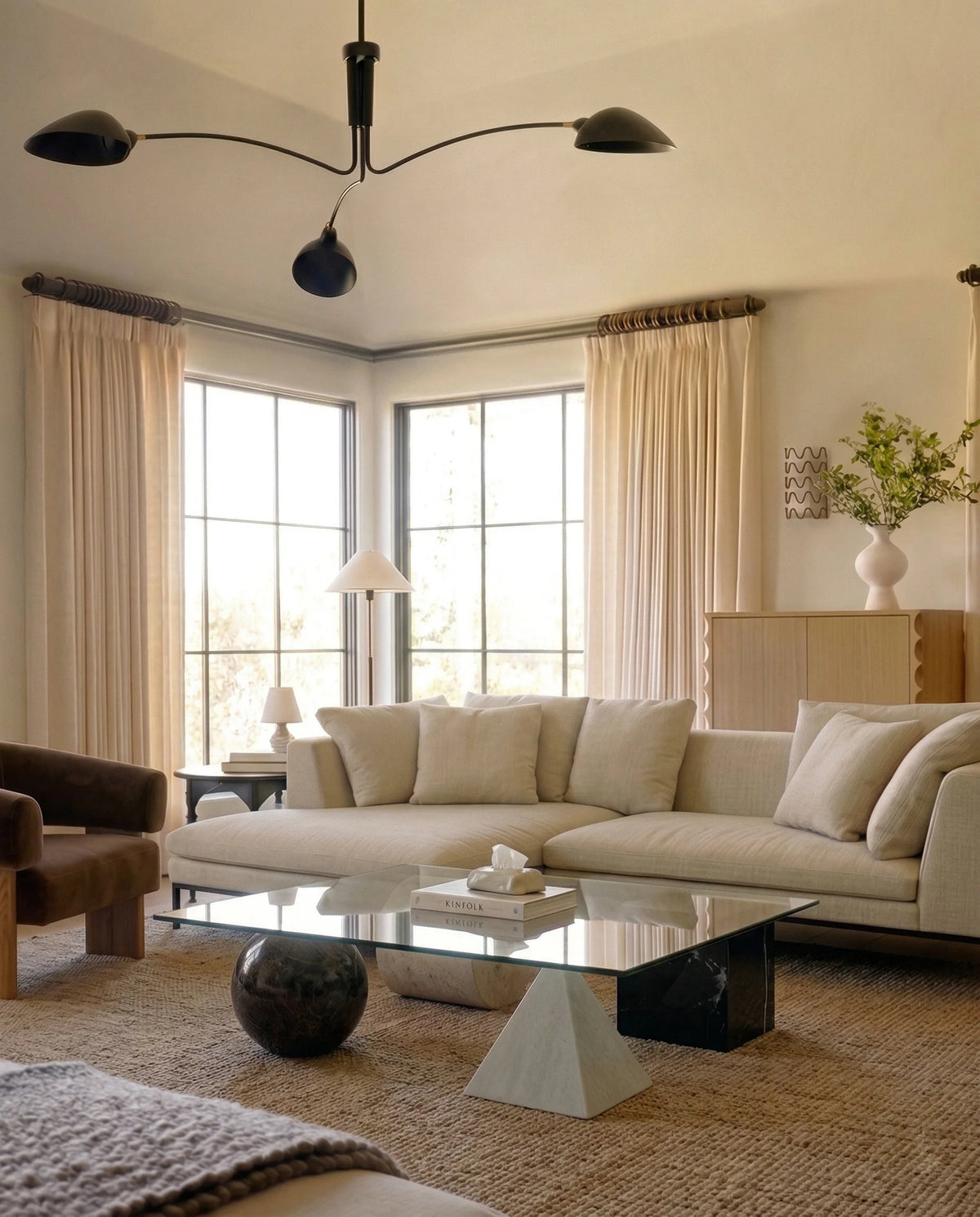 Meta 79™ coffee table | glass and stone - tables 79 | madorne