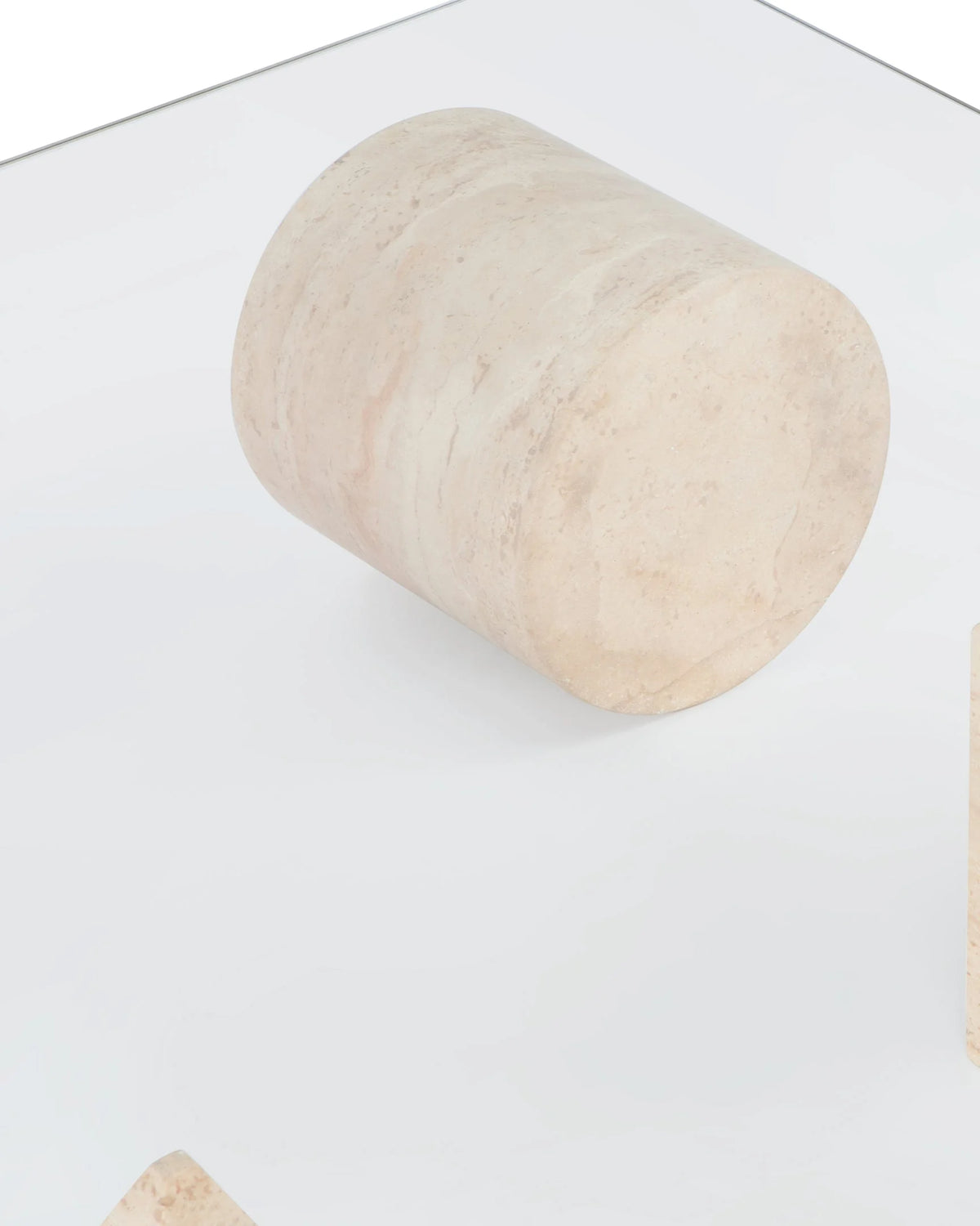 Meta 79™ coffee table | glass and stone - tables 79 | madorne