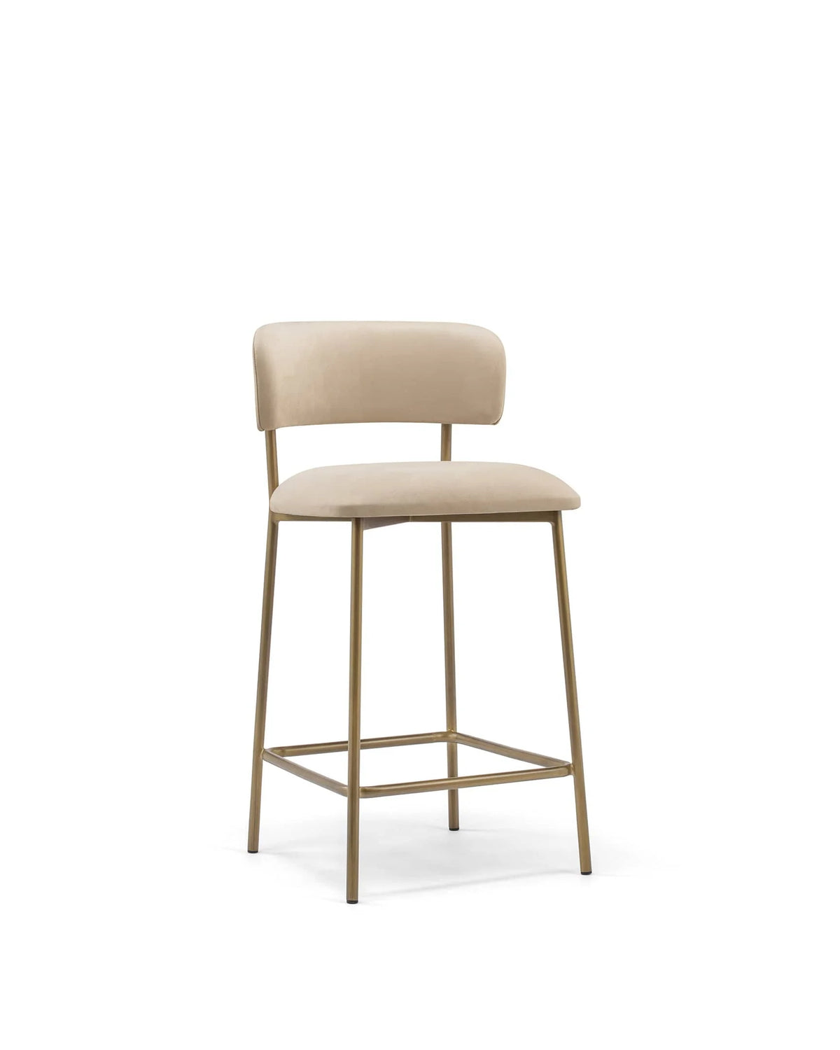 Metra™ counter stool | vegan friendly faux suede - bar & stools metra | madorne