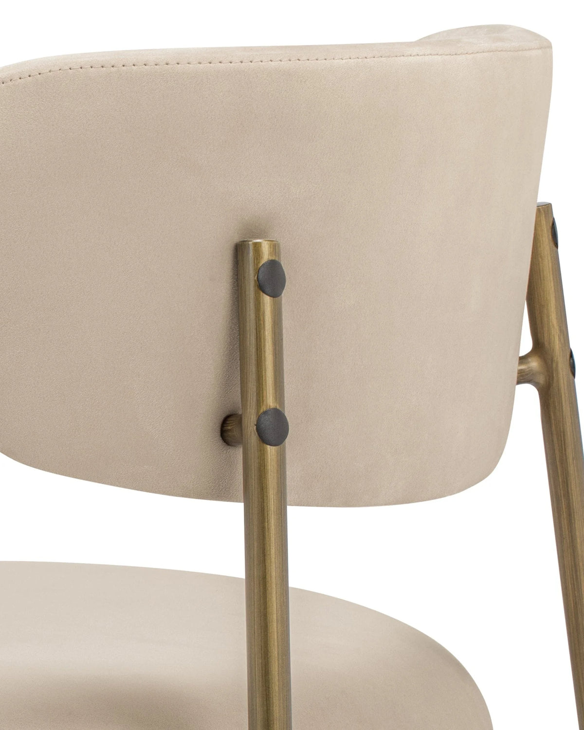 Metra™ dining chair | vegan friendly faux suede - chairs metra | modern | madorne