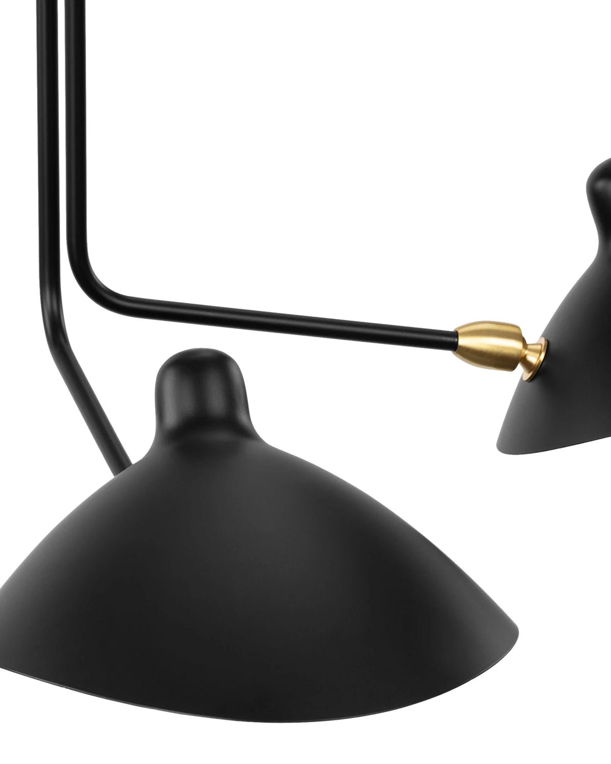 Milo 53™ three-arm ceiling light | sculptural metal - lighting 53 | madorne