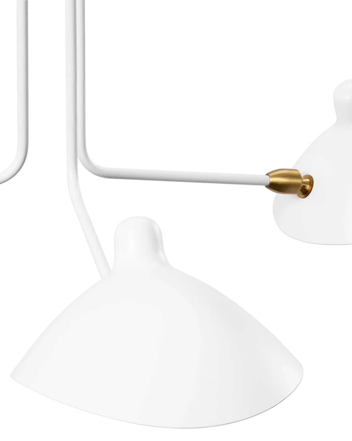 Milo 53™ three-arm ceiling light | sculptural metal - lighting 53 | madorne
