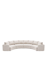 Modena landscape™ modular sofa | oatmeal weave - 4+ seaters landscape | large sectional | madorne