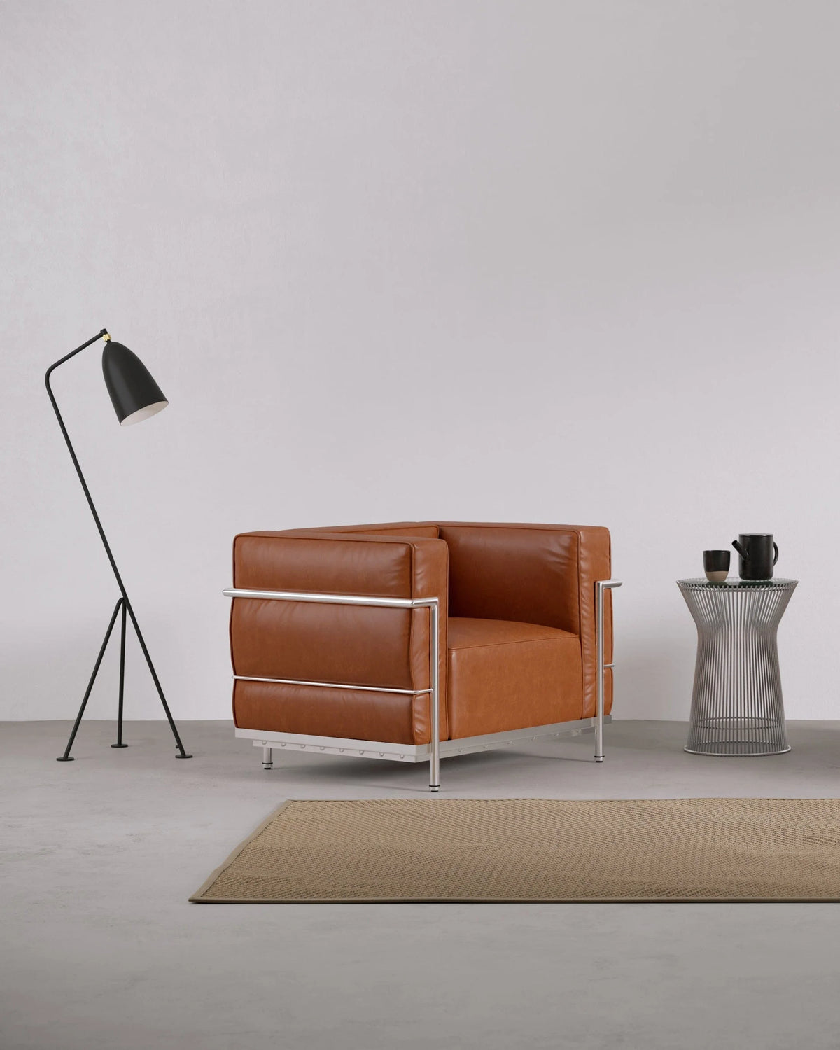 Modulor grand 28™ lounge chair | external steel frame - chairs 28 | designer | madorne