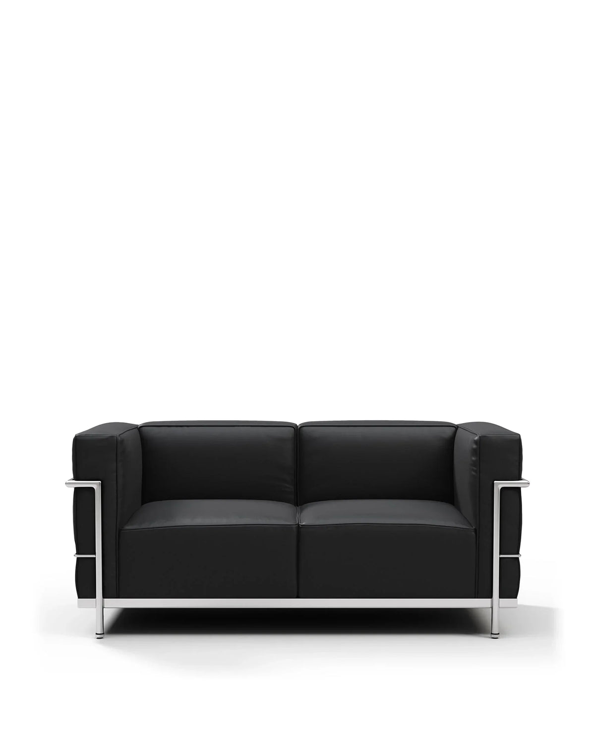 Modulor grand 28™ two seater sofa - vintage black vegan leather / modele - 2 seaters 28 | two-seater | madorne