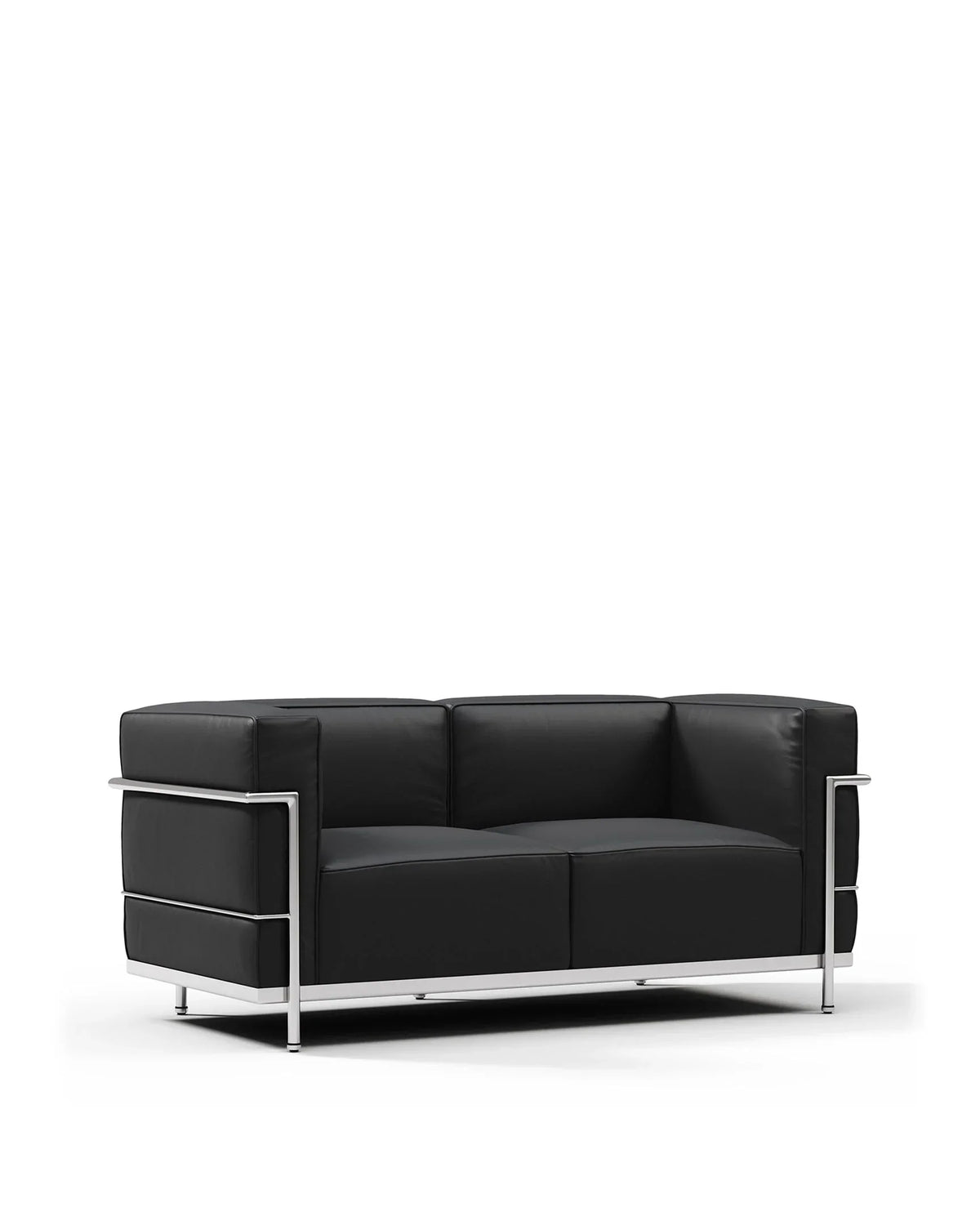Modulor grand 28™ two seater sofa - vintage black vegan leather / modele - 2 seaters 28 | two-seater | madorne