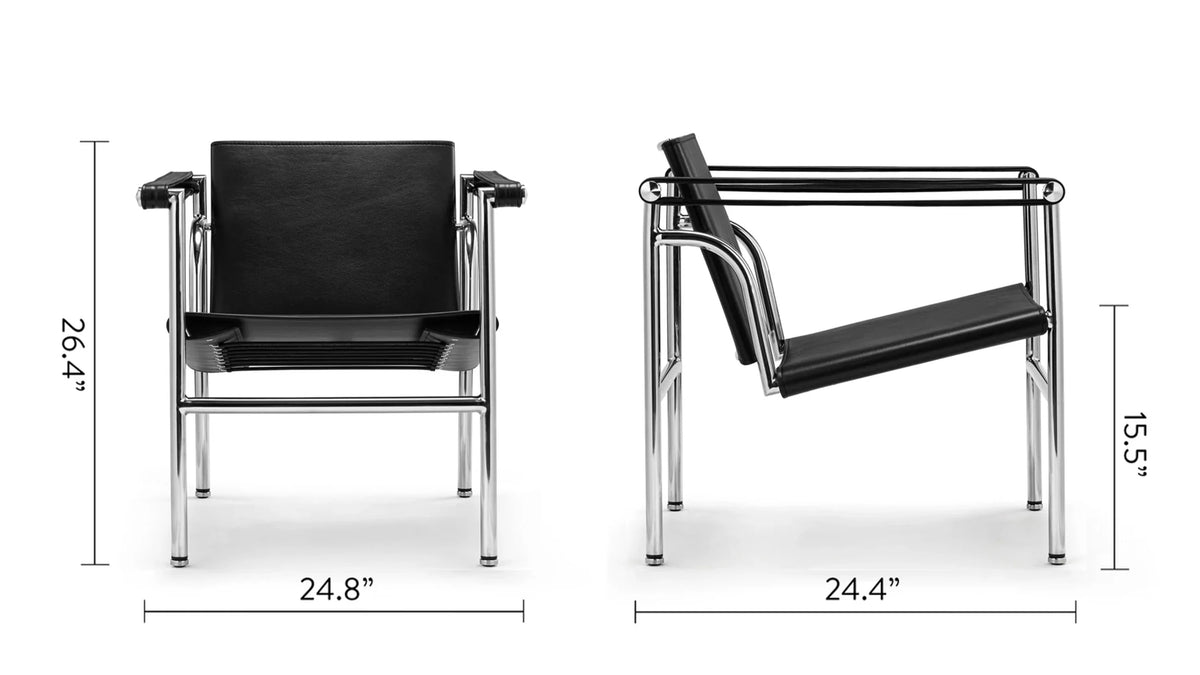 Modulor petit 28™ lounge chair | tubular steel - chairs 28 | madorne
